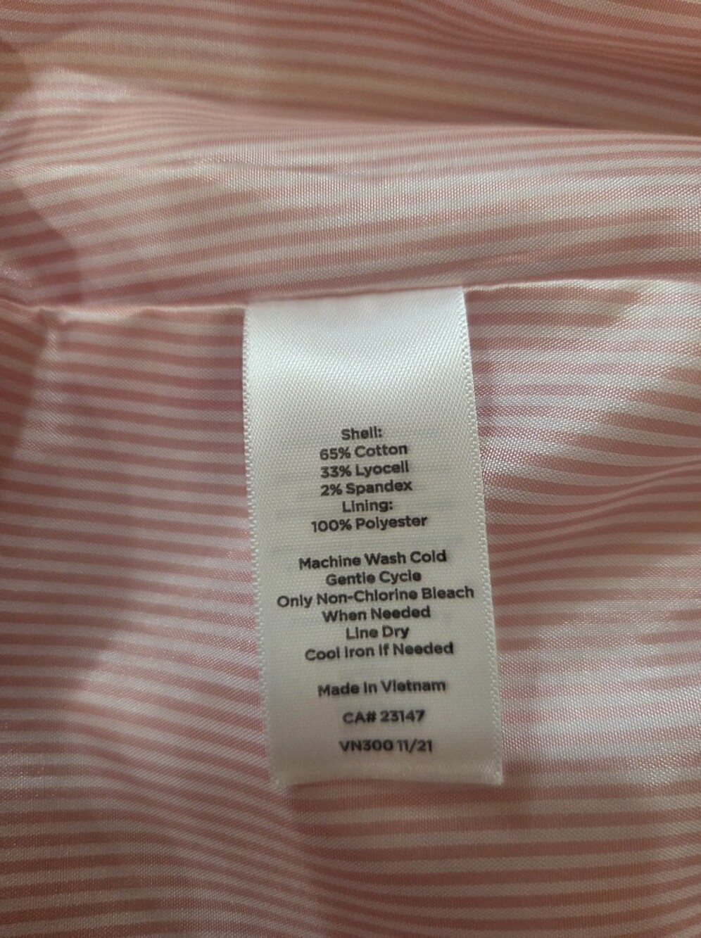 Talbots Women’s Pink Belted Trench Coat - Size XL - Picture 6 of 11